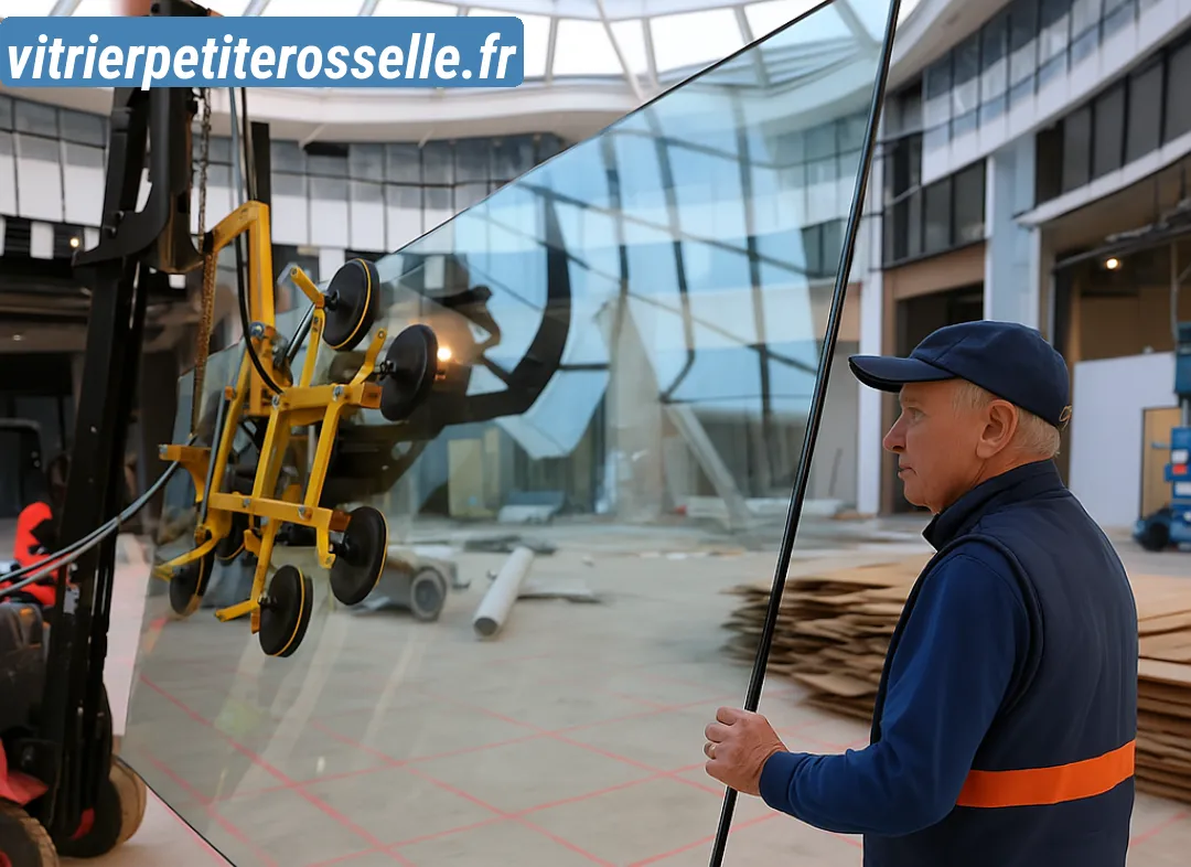 Remplacement de vitrine magasin Petite-Rosselle